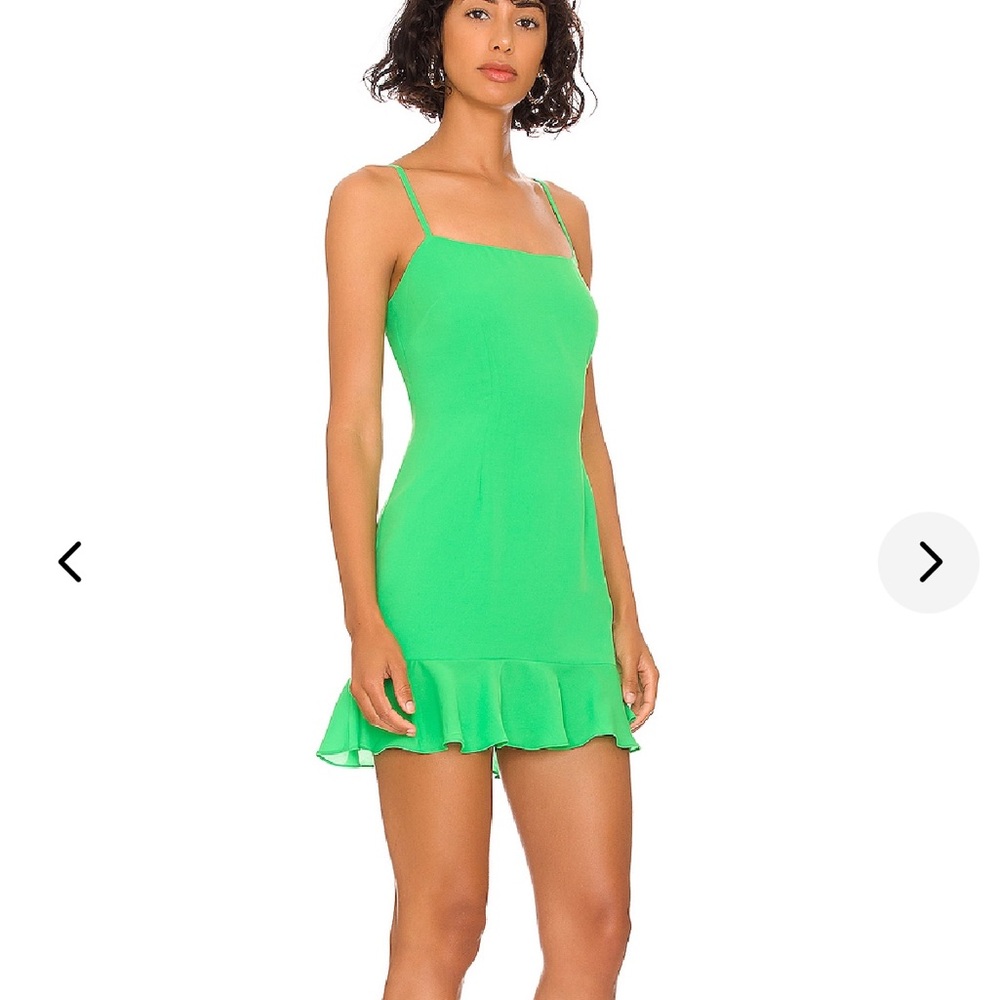 Florescent Green mini dress! NWT Lovers And Friends XXS Perfect Green Mini Dress